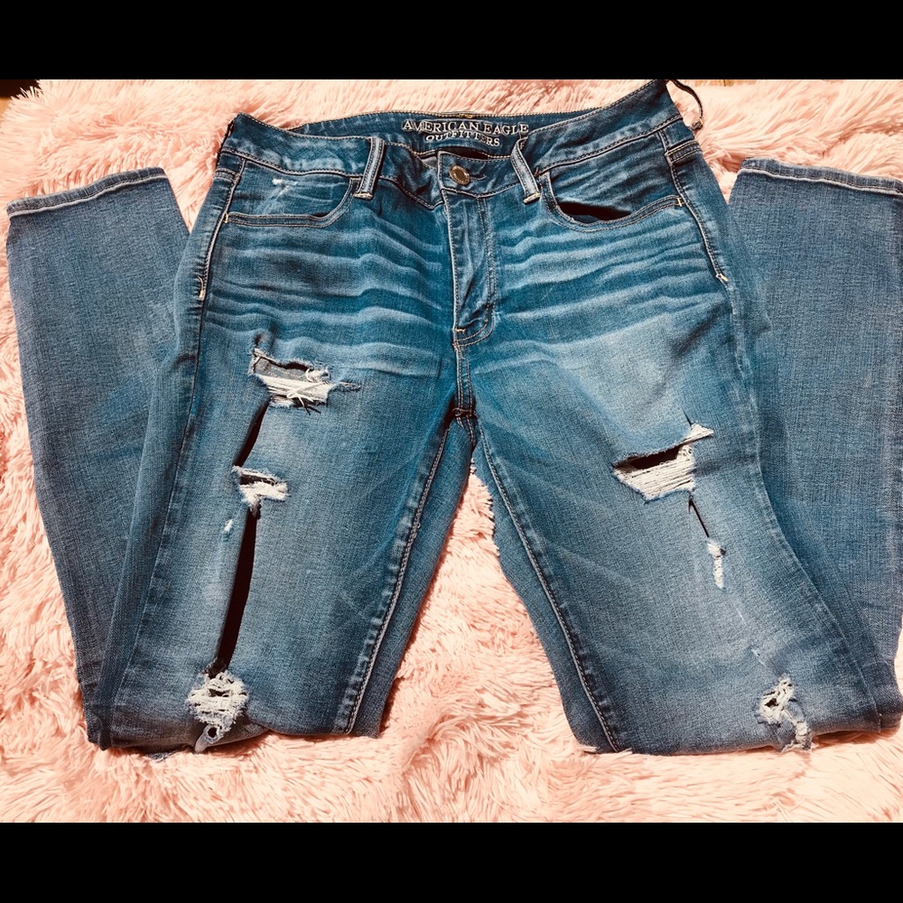 American eagle super stretchy jeans